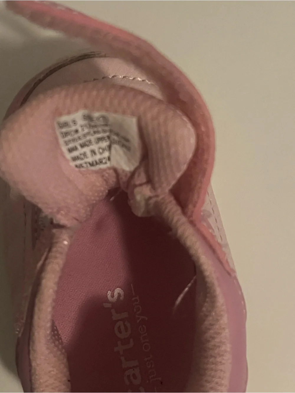 Carters soft pink